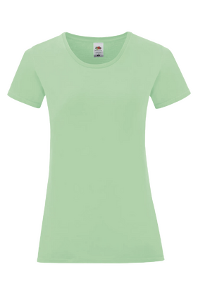 Dames T-shirt Mint Groen - afb. 1