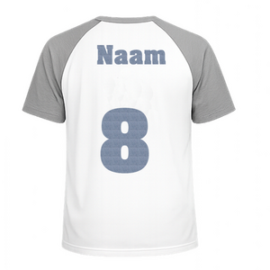 Losse set Naam met Rugnummer Design Jeans - afb. 1