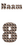 Losse set Naam met Rugnummer Design Leger - afb. 2