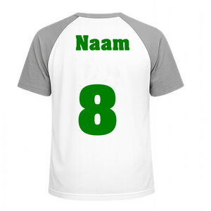 Losse set Naam met Rugnummer Metallics Groen Metallic - afb. 1