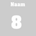 Losse set Naam met Rugnummer Polyester Ondergrond Wit - afb. 2