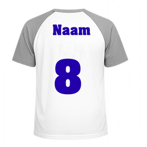 Losse set Naam met Rugnummer Flex Royal Blauw - afb. 1