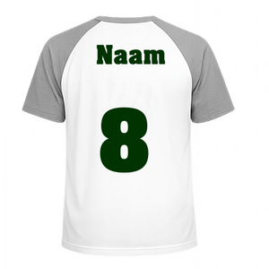 Losse set Naam met Rugnummer Flex Donker Groen - afb. 1