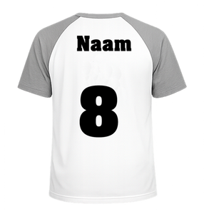 Losse set Naam met Rugnummer Flex Zwart - afb. 1
