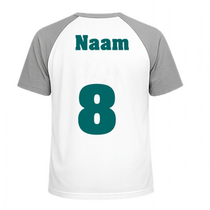 Losse set Naam met Rugnummer Flex Petrol - afb. 1