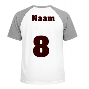 Losse set Naam met Rugnummer Flex Bruin - afb. 1