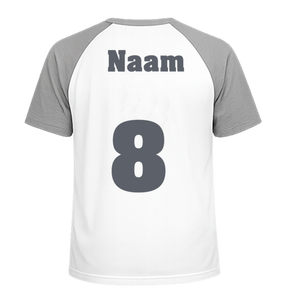 Losse set Naam met Rugnummer Flex Licht Graphiet - afb. 1