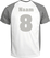 Losse set Naam met Rugnummer Flex Heather Grijs - afb. 1