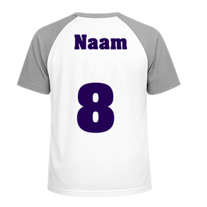 Losse set Naam met Rugnummer Flex Marine Blauw - afb. 1