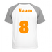 Losse set Naam met Rugnummer Flex Neon Oranje