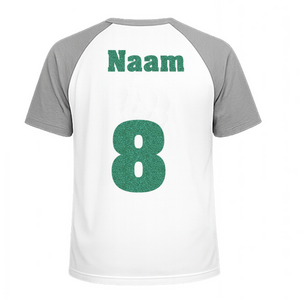 Losse set Naam met Rugnummer Glitter Emerald Glitter 427 - afb. 1