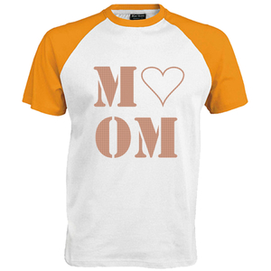 Love Mom Design Ruit Beige - afb. 1