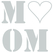 Love Mom Polyester Ondergrond Zilver - afb. 2