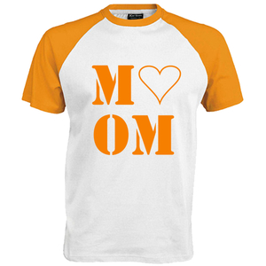 Love Mom Flock Neon Oranje - afb. 1