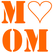 Love Mom Reflecterend Oranje - afb. 2