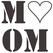 Love Mom Glitter Black Glitter 458 - afb. 2