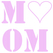 Love Mom Glitter Neon Purple 480 - afb. 2