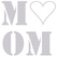 Love Mom Glitter Rainbow White 488 - afb. 2