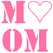 Love Mom Glitter Neon Pink Glitter 448 - afb. 2