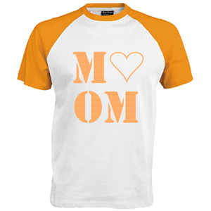 Love Mom Glitter Neon Oranje Glitter - afb. 1