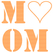 Love Mom Glitter Neon Oranje Glitter - afb. 2
