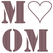 Love Mom Glitter Rose Gold Glitter 486 - afb. 2