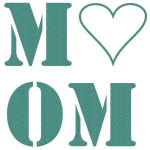 Love Mom Glitter Jade Glitter 482 - afb. 2