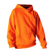 Neon Oranje Hoodie Kids en Volwassenen leeftijd 5/6 jaar