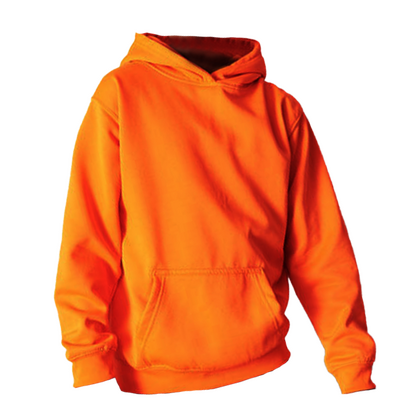 Neon Oranje Hoodie Kids en Volwassenen leeftijd 5/6 jaar - afb. 1