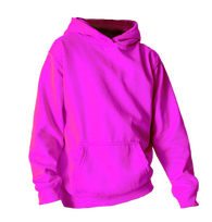 Neon Roze Hoodie Kids + Volwassenen Kids leeftijd 3-4 jaar