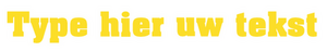 Personaliseer je hockeybidon of stick – met naam, nummer of logo UV-DTF Donker Geel - afb. 2