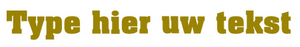 Personaliseer je hockeybidon of stick – met naam, nummer of logo UV-DTF Goud - afb. 2