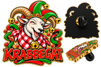 Pin Krabbegat Geit