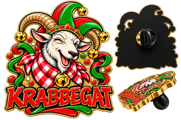Pin Krabbegat Geit - afb. 1