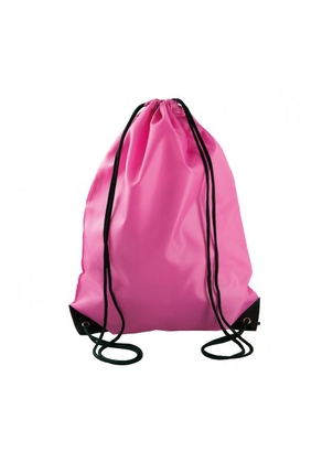Rugzak met draagkoordjes in vele kleuren Fuchsia - afb. 1
