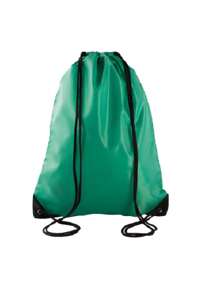 Rugzak met draagkoordjes in vele kleuren Kelly Groen - afb. 1