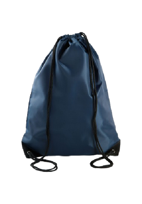 Rugzak met draagkoordjes in vele kleuren Marine Blauw - afb. 1