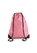 Rugzak met draagkoordjes in vele kleuren Roze - afb. 1