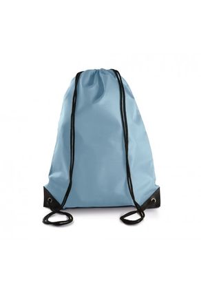 Rugzak met draagkoordjes in vele kleuren Sky Blauw - afb. 1