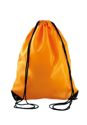 Rugzak met draagkoordjes in vele kleuren Oranje - afb. 1