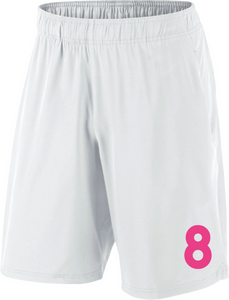 Set Broeknummers Strijkletters Alba Polyester Ondergrond Neon Roze - afb. 1