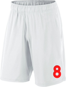 Set Broeknummers Strijkletters Alba Flock Neon Rood - afb. 1