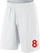Set Broeknummers Strijkletters Alba Flock Neon Rood - afb. 1