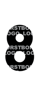 Set Broeknummers Strijkletters Alba Flex BORSTLOGO - afb. 2