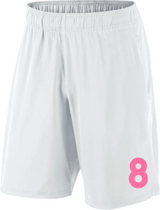 Set Broeknummers Strijkletters Alba Glitter Neon Pink Glitter 448 - afb. 1