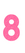 Set Broeknummers Strijkletters Alba Glitter Neon Pink Glitter 448 - afb. 2