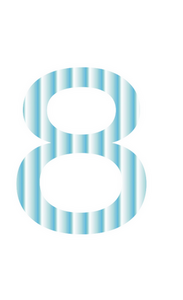 Set Broeknummers Strijkletters Ari Mirror Blauw - afb. 2