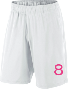 Set Broeknummers Strijkletters Ari Polyester Ondergrond Neon Roze - afb. 1