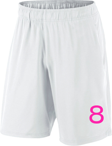 Set Broeknummers Strijkletters Ari Reflecterend Roze - afb. 1