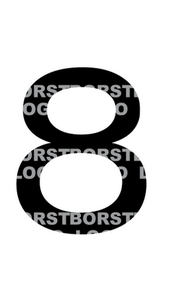 Set Broeknummers Strijkletters Ari Flex BORSTLOGO - afb. 2